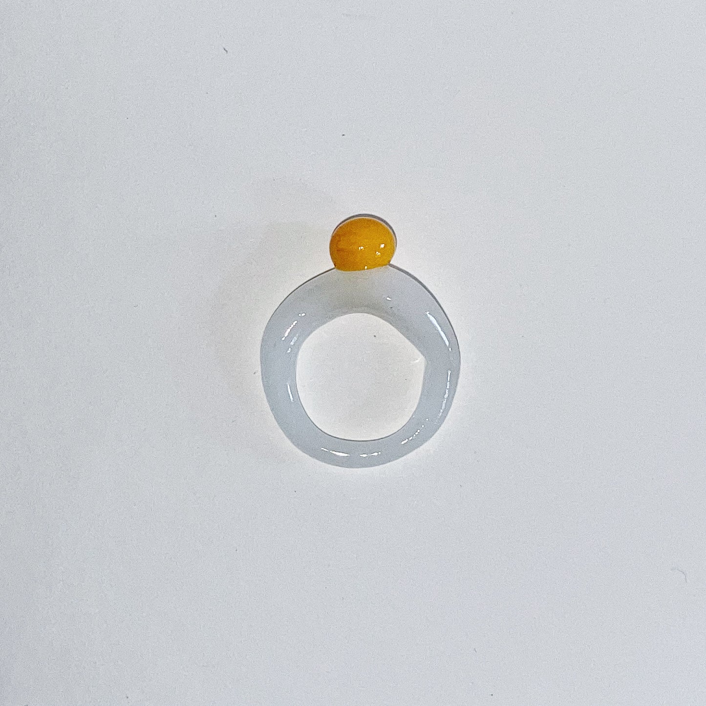 orange dot ring