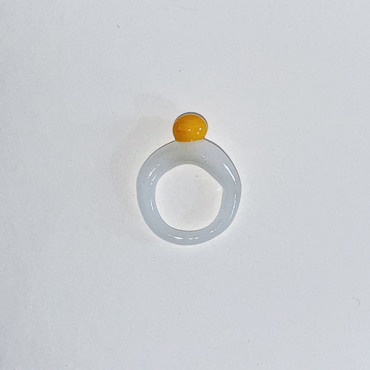 orange dot ring